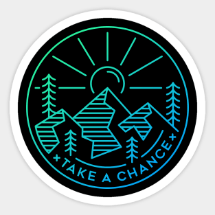 Take a Chance Adventure Sticker